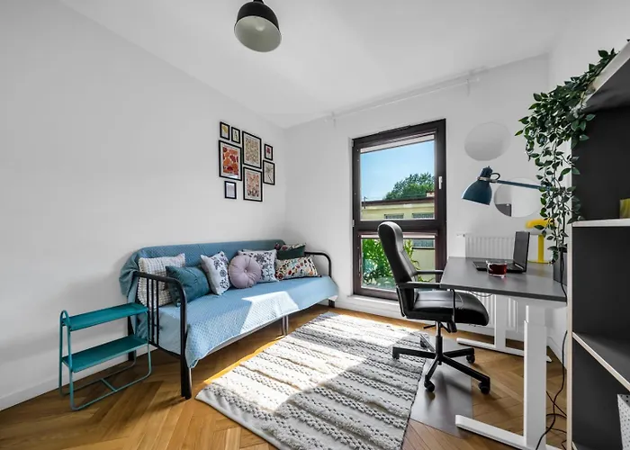 Skierniewicka - Parking, Workspace, Balcony - By Rentujemy