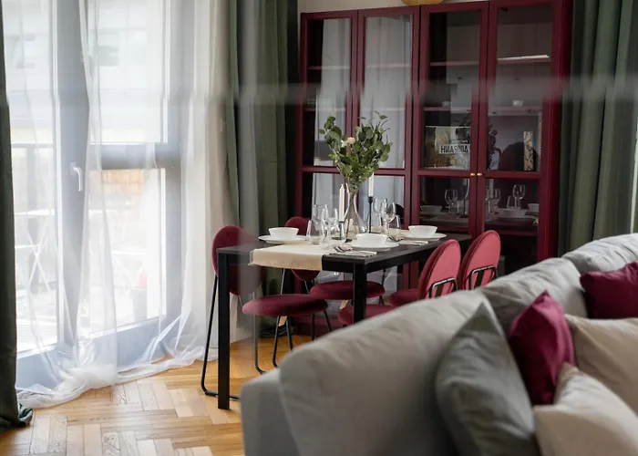 Skierniewicka - Parking, Workspace, Balcony - By Rentujemy Warsaw