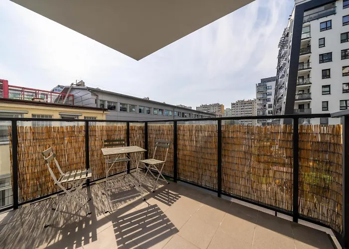 Skierniewicka - Parking, Workspace, Balcony - By Rentujemy * Warsaw